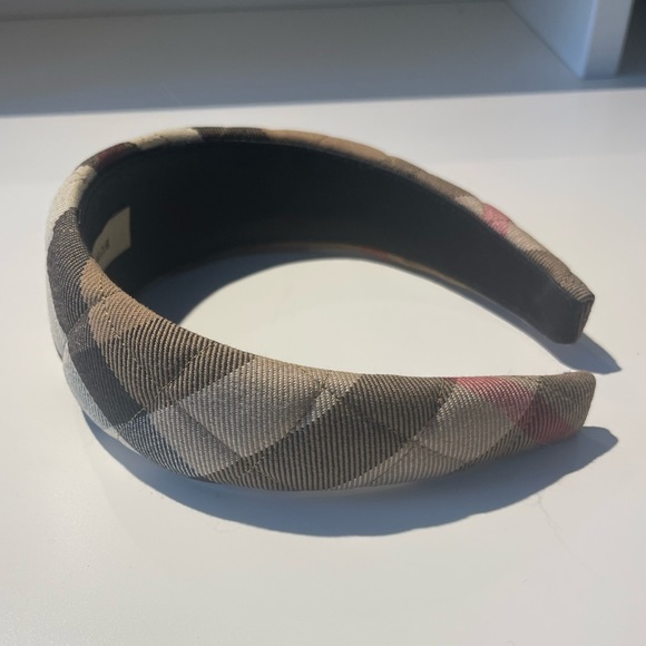 Classic Burberry cross stitch wide headband - Picture 5 of 5
